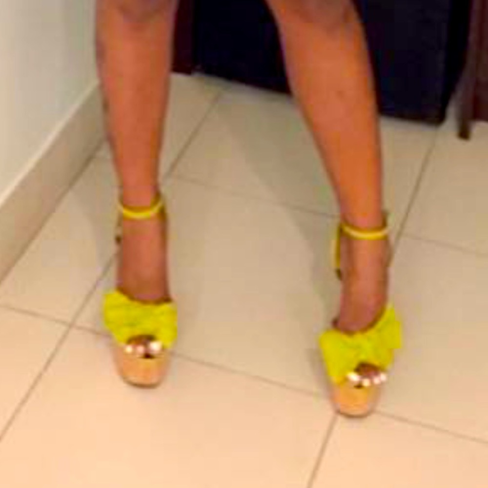 Giuseppe Zanotti 160 Lime Green Suede Ankle-Strap